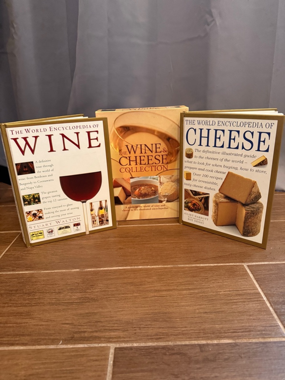The World Encyclopedia of Wine & Cheese Collection - Cream Hardcover Set
